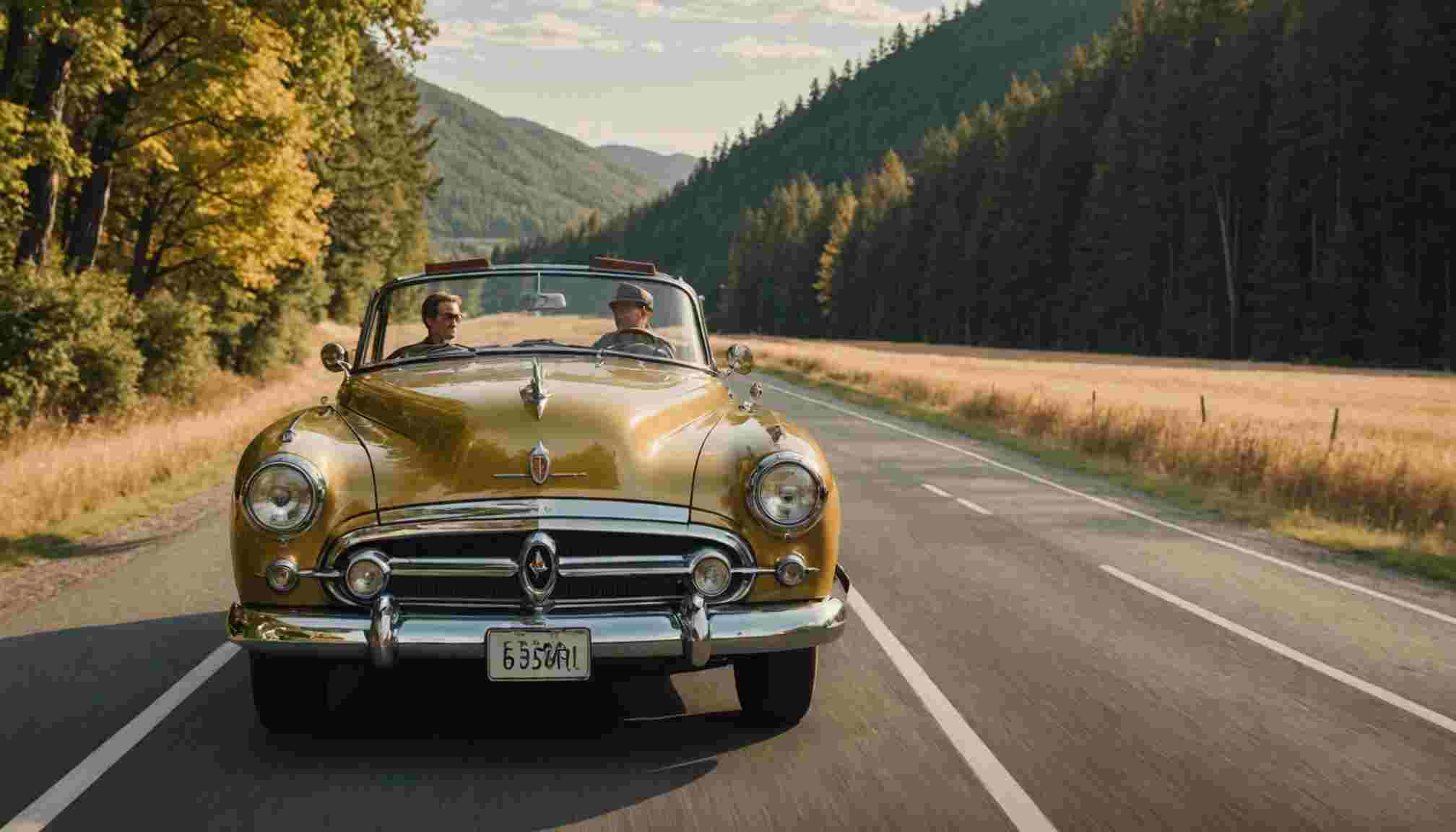 Découverte nostalgique : partir à l'aventure en voiture de collection